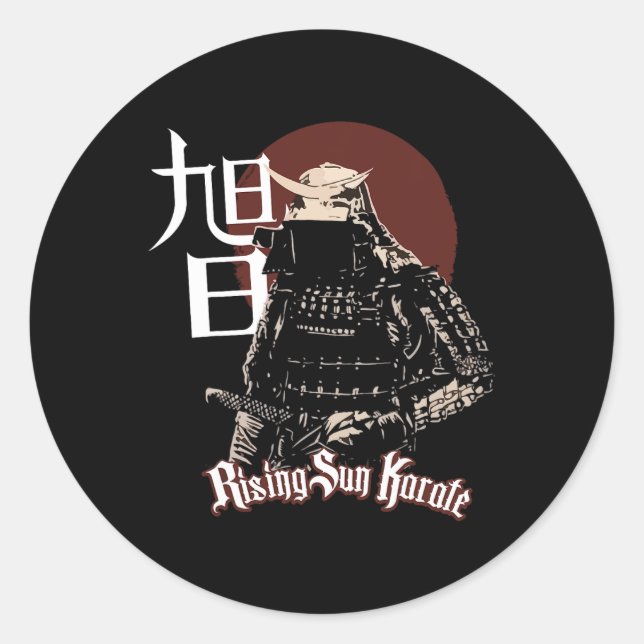 Sticker Rond Rska Samurai (Devant)