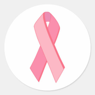 Sticker Rond Ruban Cancer du sein Design original!