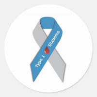 Ruban de sensibilisation au diabète de type 1
