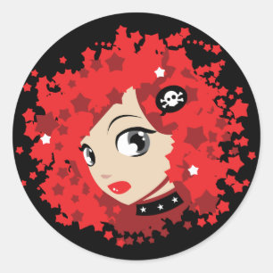 Sticker Rond Ruby