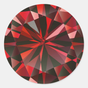 Sticker Rond Ruby