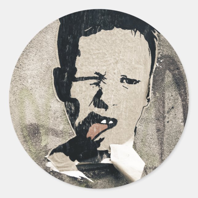 Sticker Rond rue art 2 (Devant)