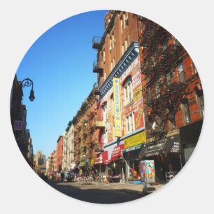 Sticker Rond Rue de verger, côté est inférieur, NYC