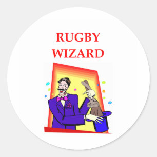 Sticker Rond rugby