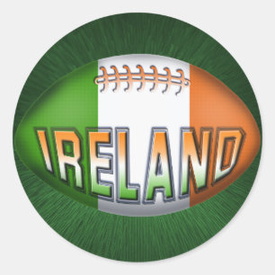 Sticker Rond Rugby d'Irlande