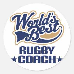 Sticker Rond Rugby Gift