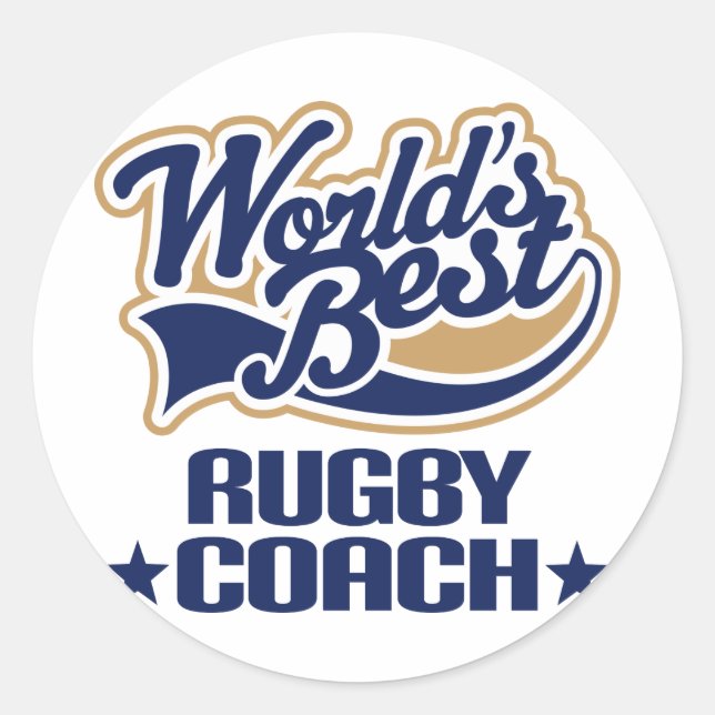 Sticker Rond Rugby Gift (Devant)