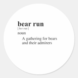 STICKER ROND RUISSEAU DE L'OURS