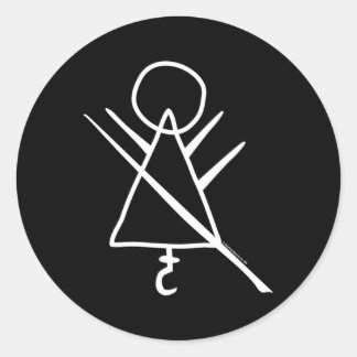 Sticker Rond Rune de Yellowjackets