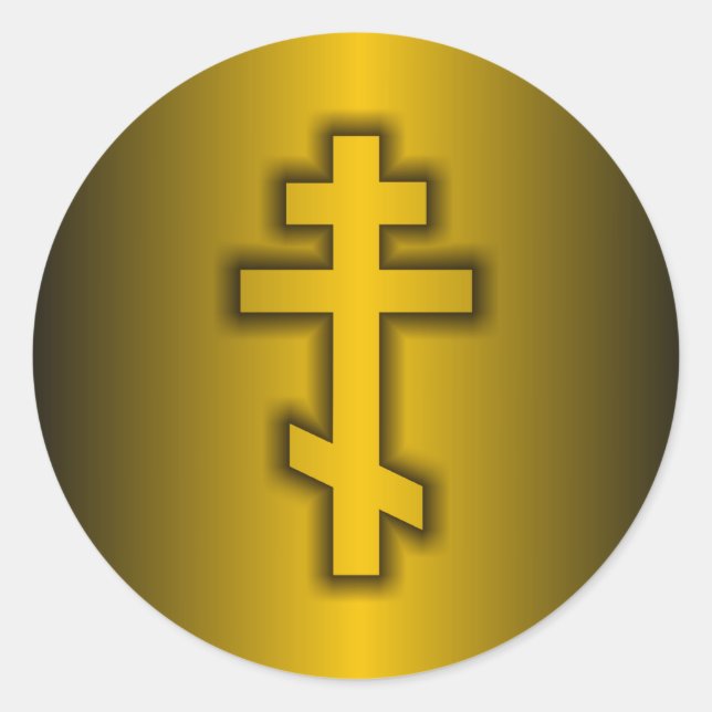 Sticker Rond Russe orthodoxe (Devant)