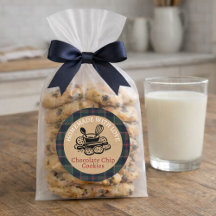 Rustic Custom Homemade Cookies Label Roll