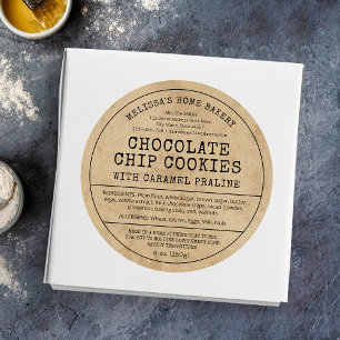 Sticker Rond Rustic Vintage Accueil Boulangerie Droit des chale