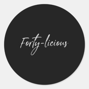Sticker Rond S 40E 40 Licious 40