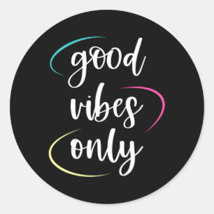 Sticker Rond S uniquement esthétique motivationnelle