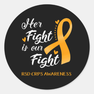 Sticker Rond Sa Lutte Est Notre Lutte Contre Les Crps Rsd