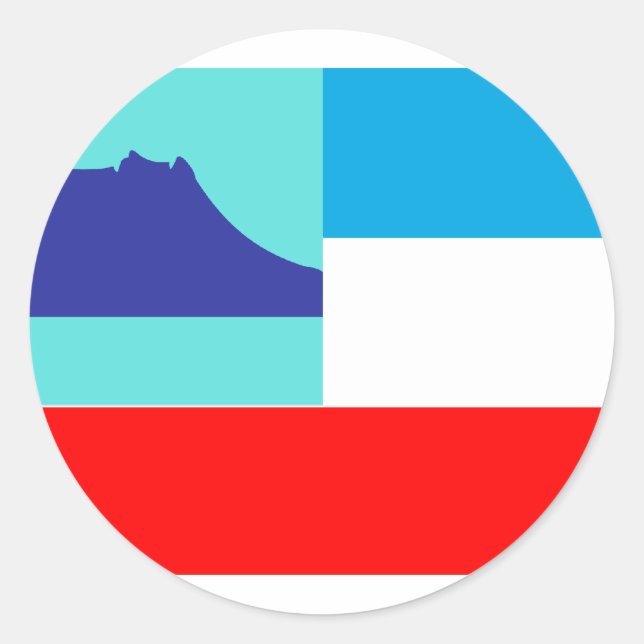 Sticker Rond Sabah, Malaisie (Devant)