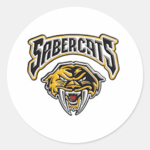 Sticker Rond Sabercats Football & Cheval Jeunes