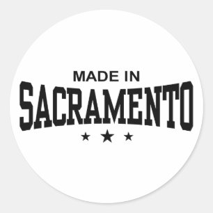 Sticker Rond Sacramento