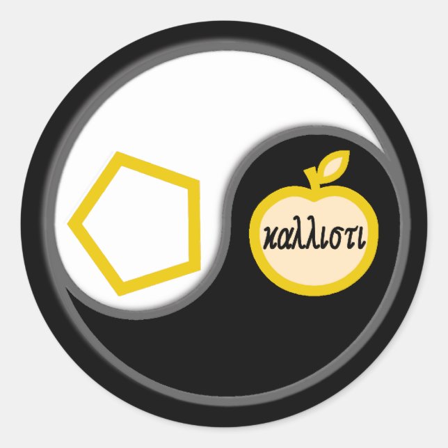 Sticker Rond Sacré Chao (Devant)