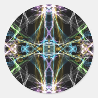 Sticker Rond Sacred_Geo_Fractal_2