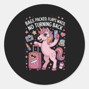Sticker Rond Sacs Paquetées Flaps Câblés Pas De Retourner Tri V