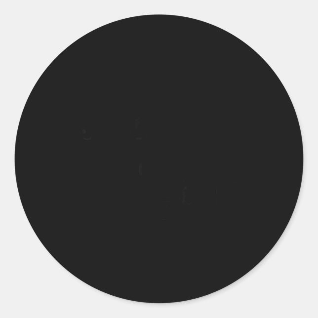 Sticker Rond Sad And Gay Funny Gag - Lgbt Pride Quotes  (Devant)