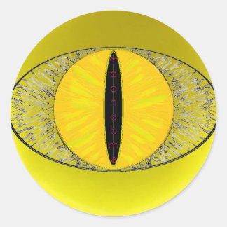 Sticker Rond Saffron Hues Orb Eye