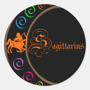 Sticker Rond Sagittaire