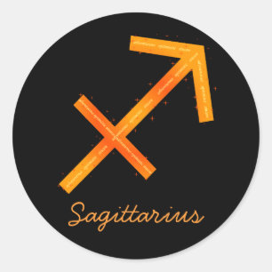 Sticker Rond Sagittarius