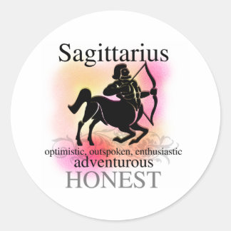 Sticker Rond Sagittarius à votre sujet