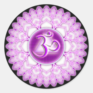 Sticker Rond Sahasrara ou Crown le 7ème Chakra