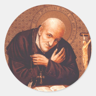 Sticker Rond Saint Alphonse de Liguori