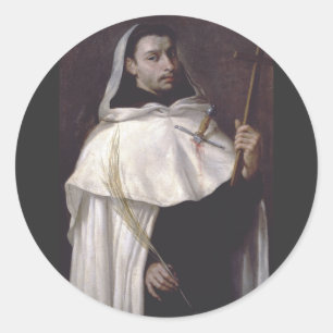 Sticker Rond Saint Ange de Jérusalem Martyr et Prêcheur
