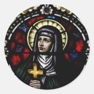 Sticker Rond Saint Angela Merici
