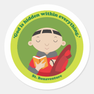 Sticker Rond Saint Bonaventure