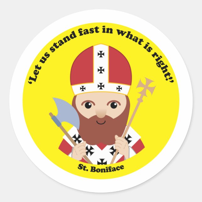 Sticker Rond Saint-Boniface (Devant)