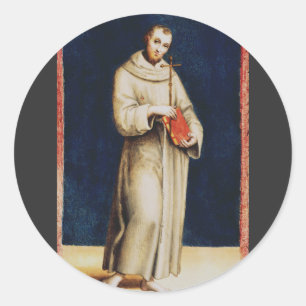 Sticker Rond Saint François d'Assise par Raphaël Art de la Rena