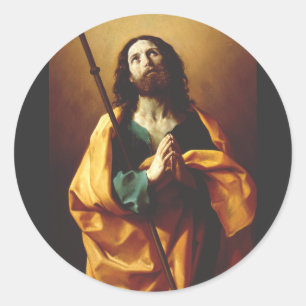Sticker Rond Saint Jacques le Majeur par Guido Reni Art