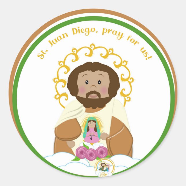 Sticker Rond Saint Juan Diego (Devant)