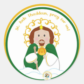 Sticker Rond Saint Jude Thaddeus