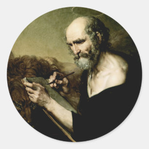 Sticker Rond Saint Marc l'Évangéliste