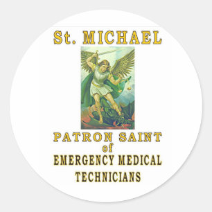 STICKER ROND SAINT MICHAEL