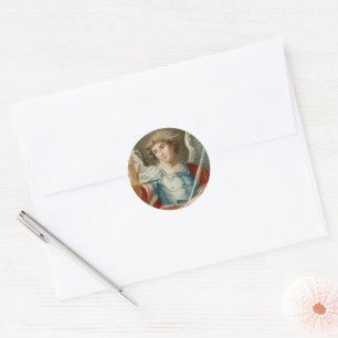 Sticker Rond Saint Michel l'Archange (M 010)