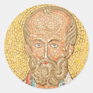 Sticker Rond Saint Nicholas
