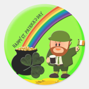 Sticker Rond Saint-Patrick