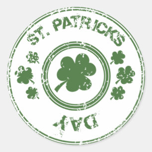Sticker Rond Saint Patrick's Day