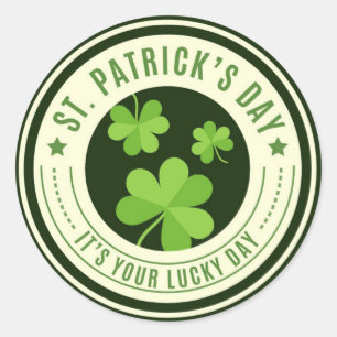 Sticker Rond Saint Patrick's Day