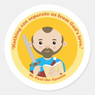 Sticker Rond Saint Paul l'Apôtre