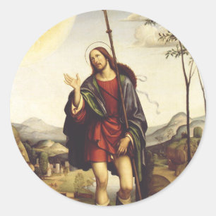 Sticker Rond Saint Roch par Francesco Francia 
