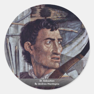 Sticker Rond Saint-Sébastien Par Andrea Mantegna